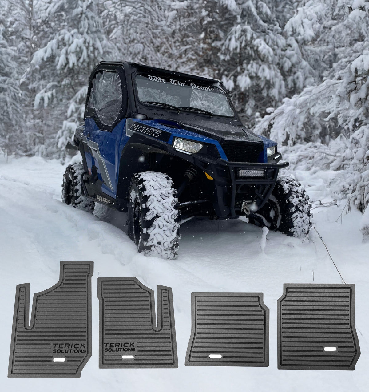 Polaris General floor mats and cargo mat options