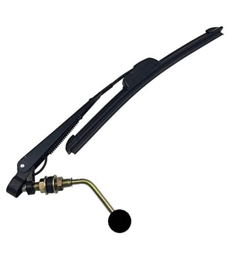 Manual Wiper Kit - 12" Blade + Universal Fit (2024)