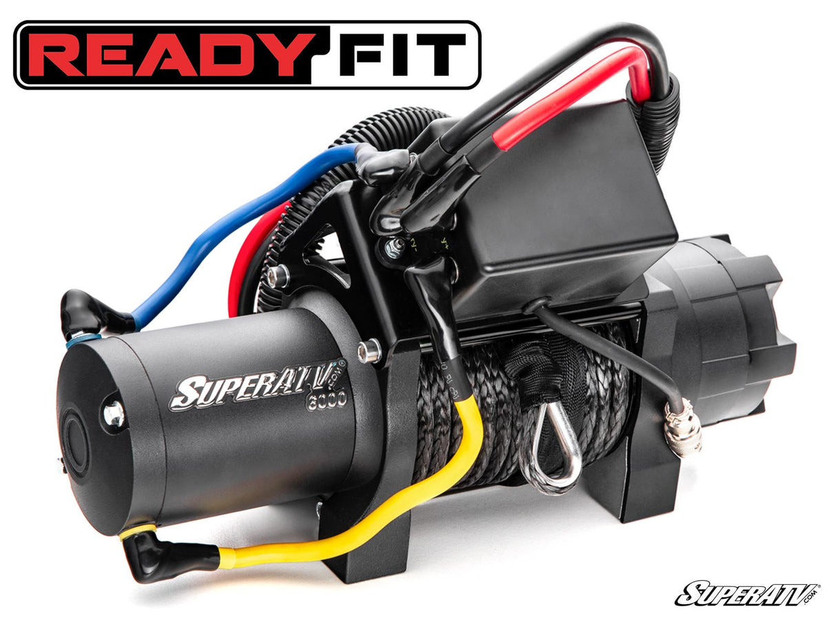Can-Am Defender winch and winch mount recovery system