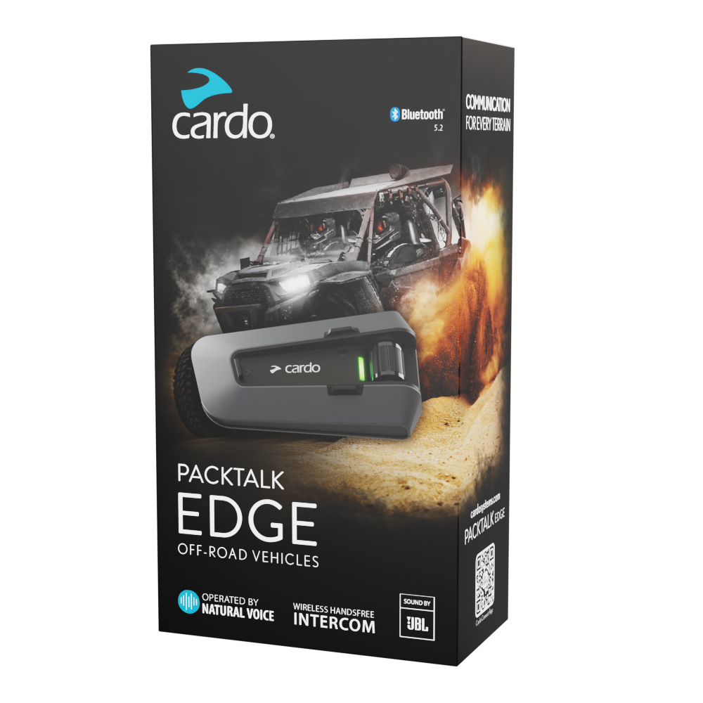 Cardo Packtalk Edge ORV communication system