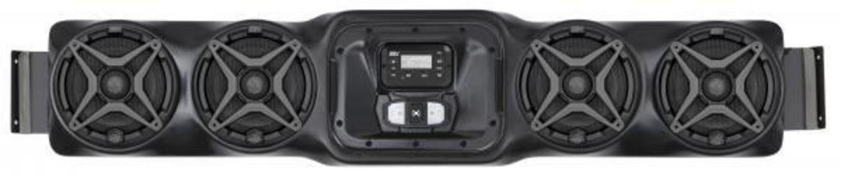 Bluetooth UTV audio system with overhead speakers