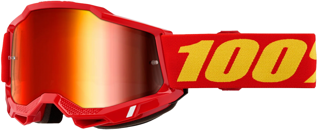 100% Accuri 2 Junior Goggles - Red Mirror Red Lens