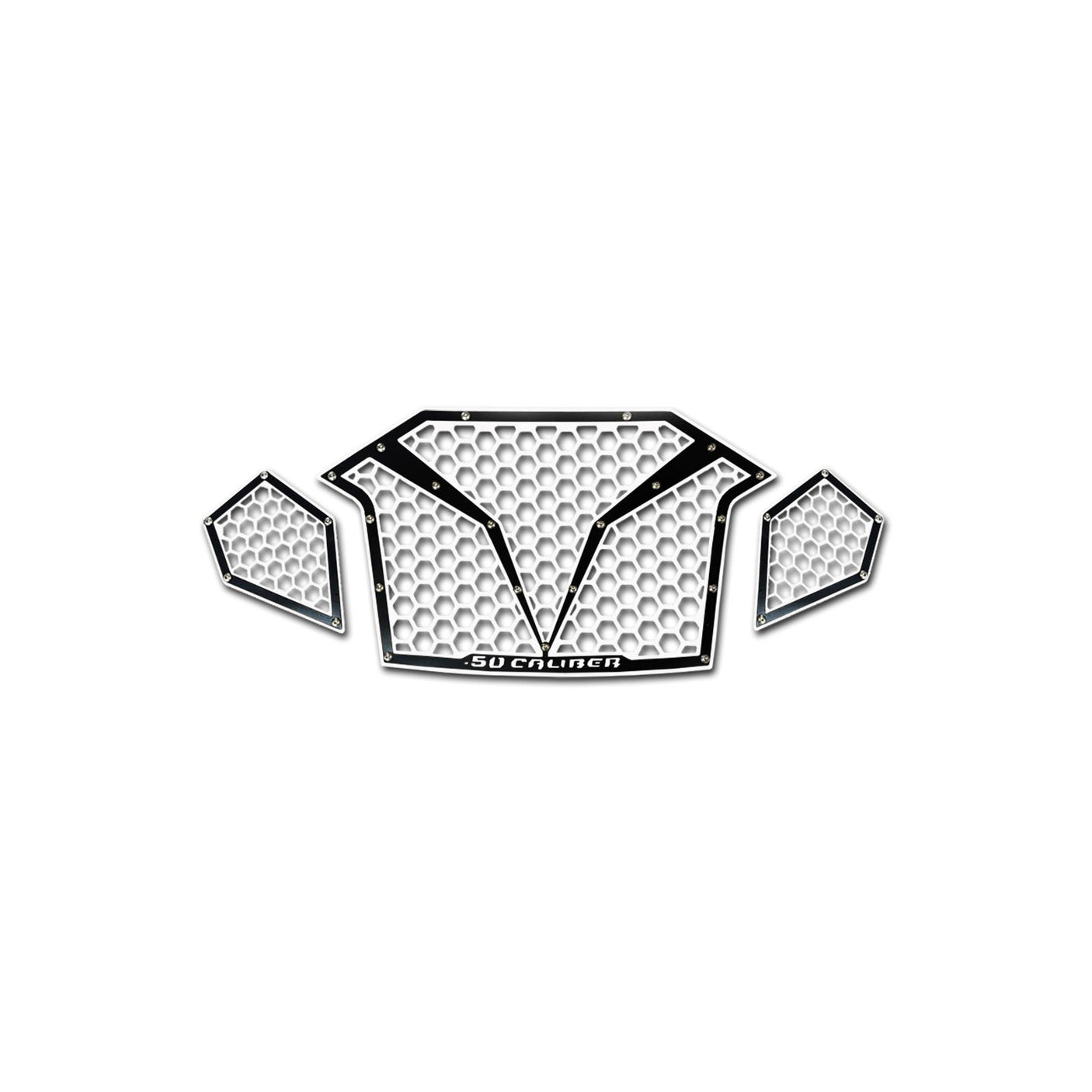 50 Caliber Racing 3 Piece Laser Cut Steel Grille for RZR PRO R & Turbo R