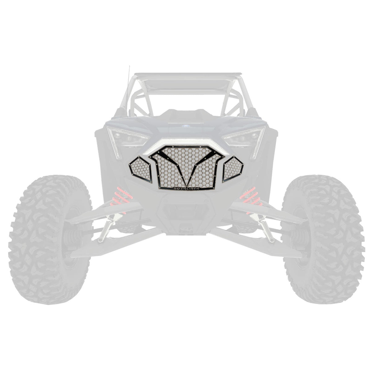 50 Caliber Racing 3 Piece Laser Cut Steel Grille for RZR PRO R & Turbo R