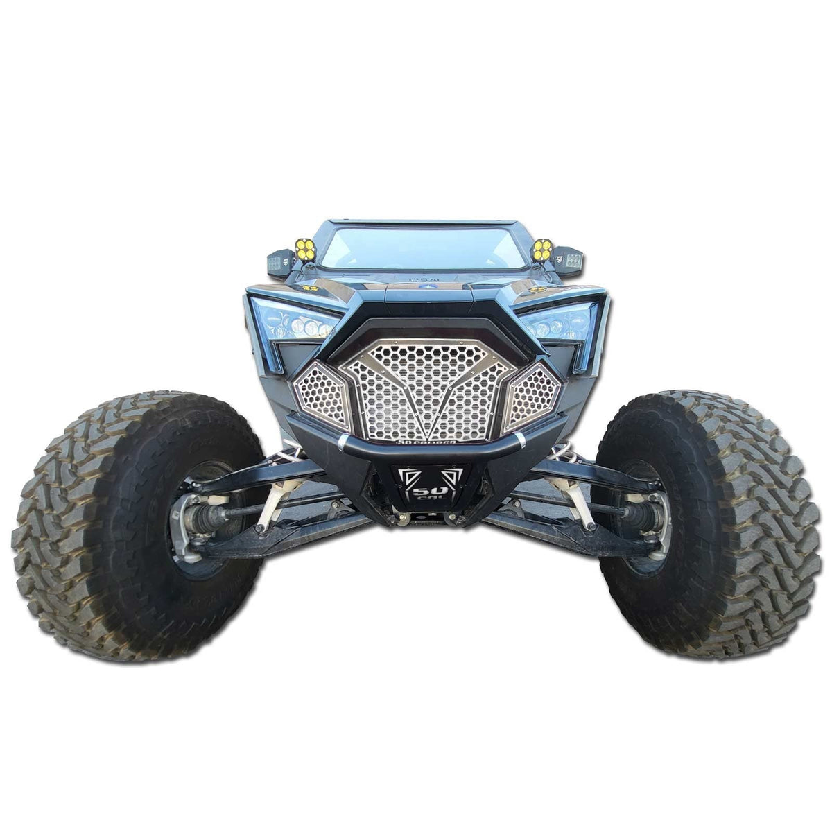 50 Caliber Racing Polaris RZR Pro R Heavy Duty Steel Front Bumper