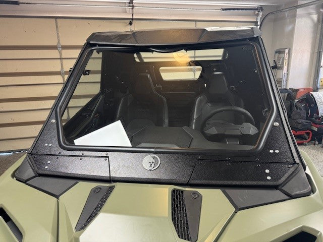 Photo of POLARIS RZR PRO S FRONT WINDSHIELD 2025+ by DWA - Premium Windshields for UTVs / Side by Sides