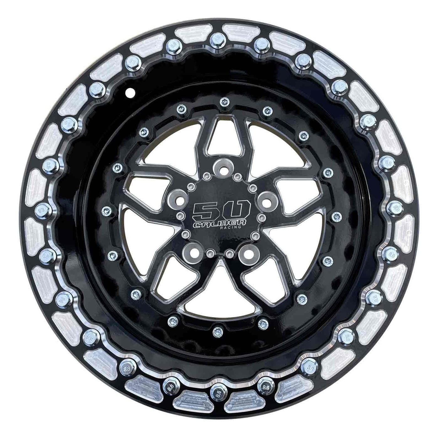 50 Caliber Racing 501 Billet Aluminum Beadlock Wheels for Polaris ProR & TurboR