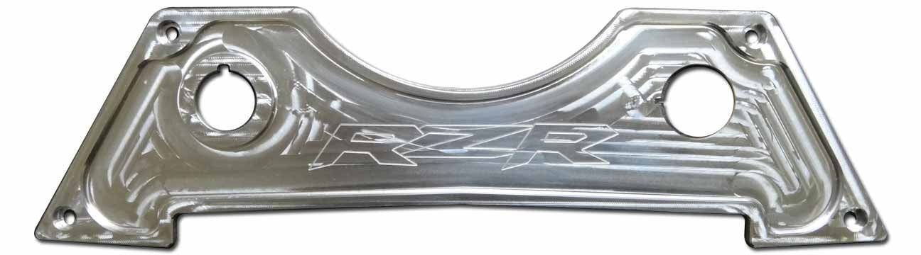 50 Caliber Racing RZR XP1000 Center 1-Piece Dash Panel - Raw Aluminum