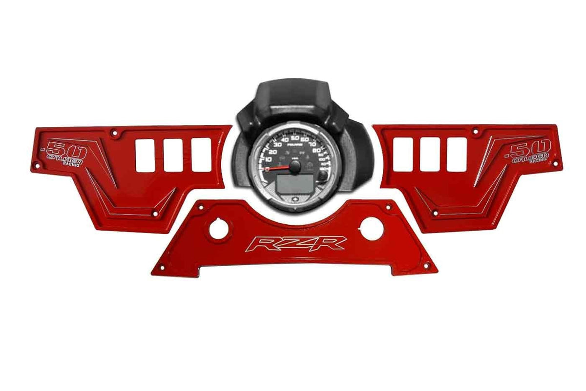 XP1000 3-Piece Billet Aluminum Dash Panel with 6 Switch Capacity