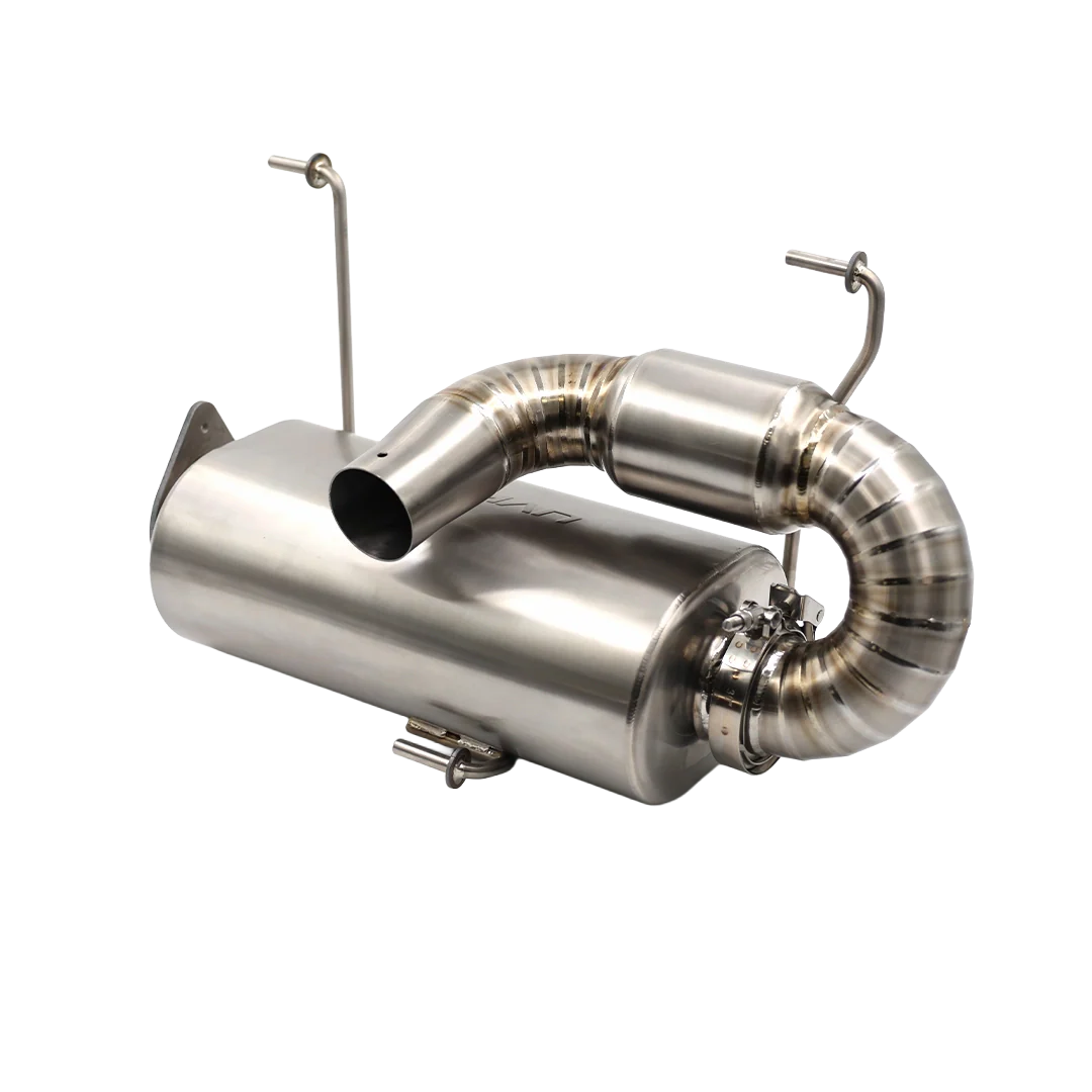 Titanium Center Exit Slip-On Exhaust for Polaris Pro R