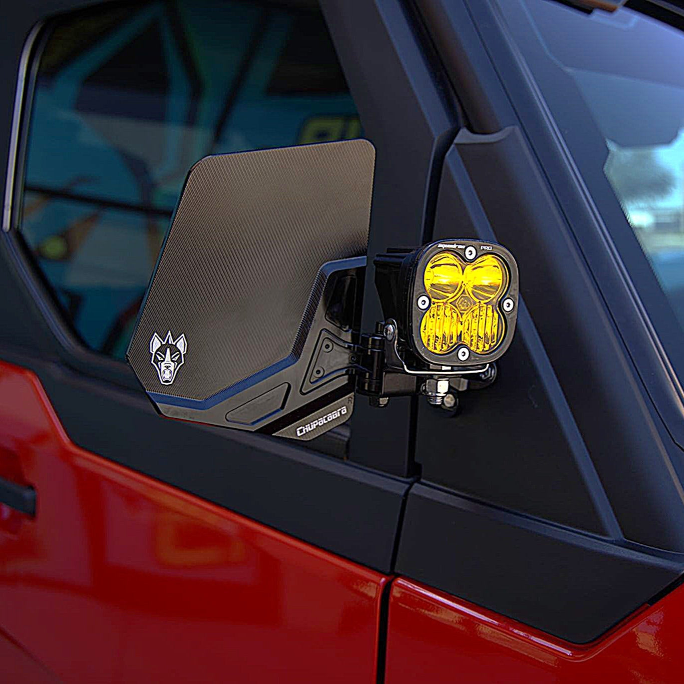 Cuero UTE Side Mirror - Wide Field of View + Adjustable Lighting (2024)