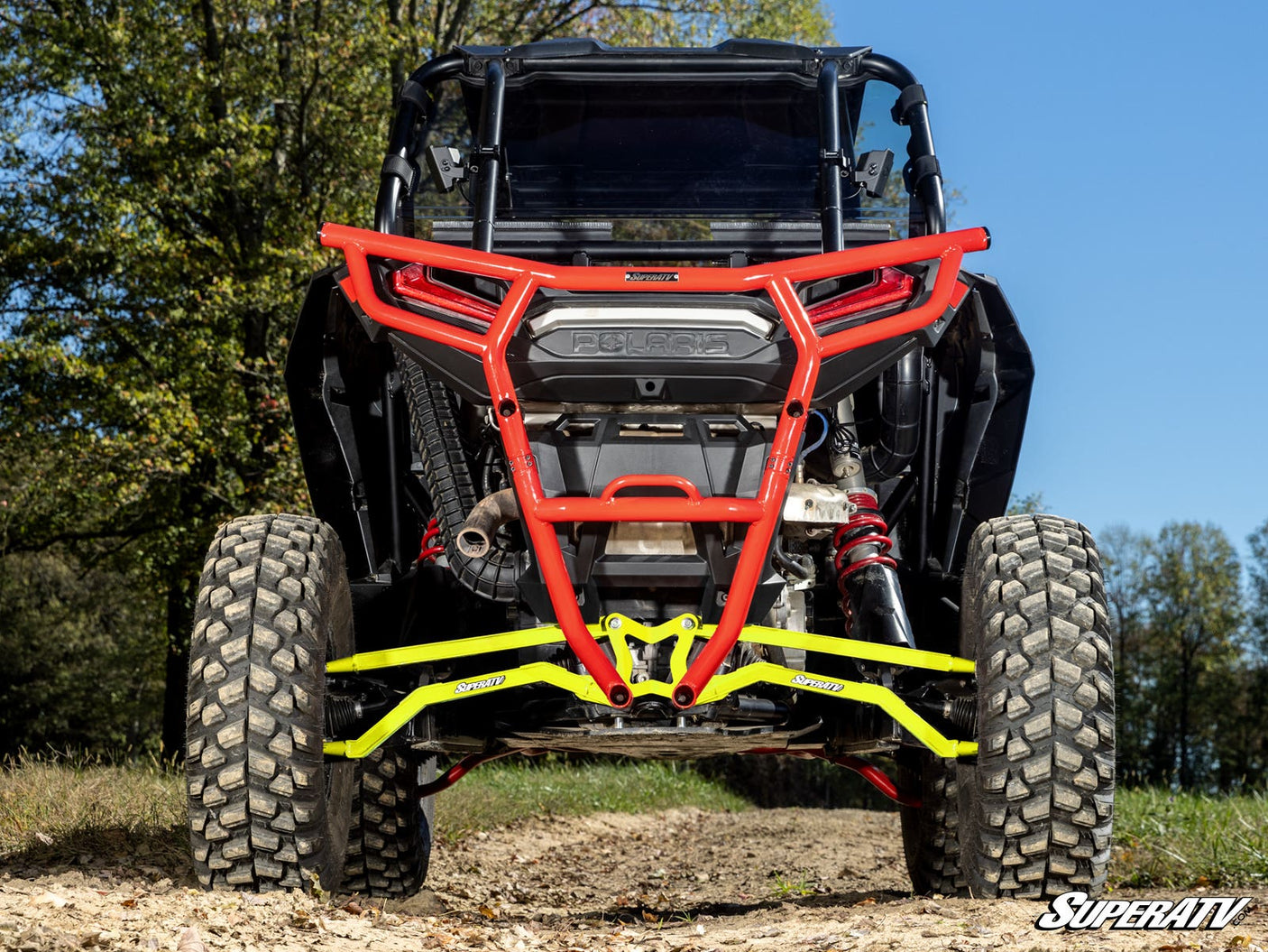 Polaris RZR 1000 High Clearance Boxed Radius Arms - Lime Squeeze