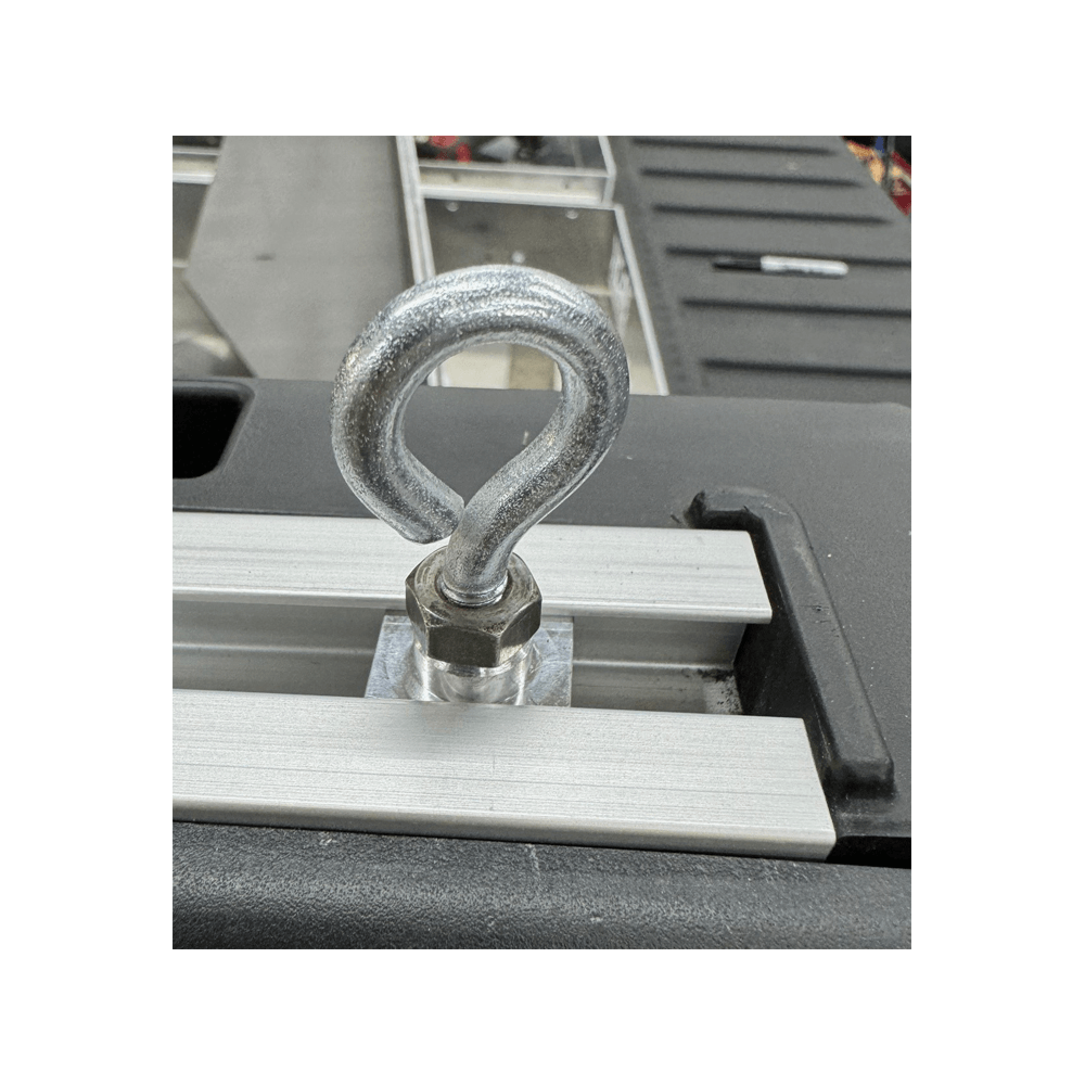 Photo of Polaris Ranger 1500 XD Bed Rail Tie Down Hook by AJK Offroad - Premium for UTVs / Side by Sides