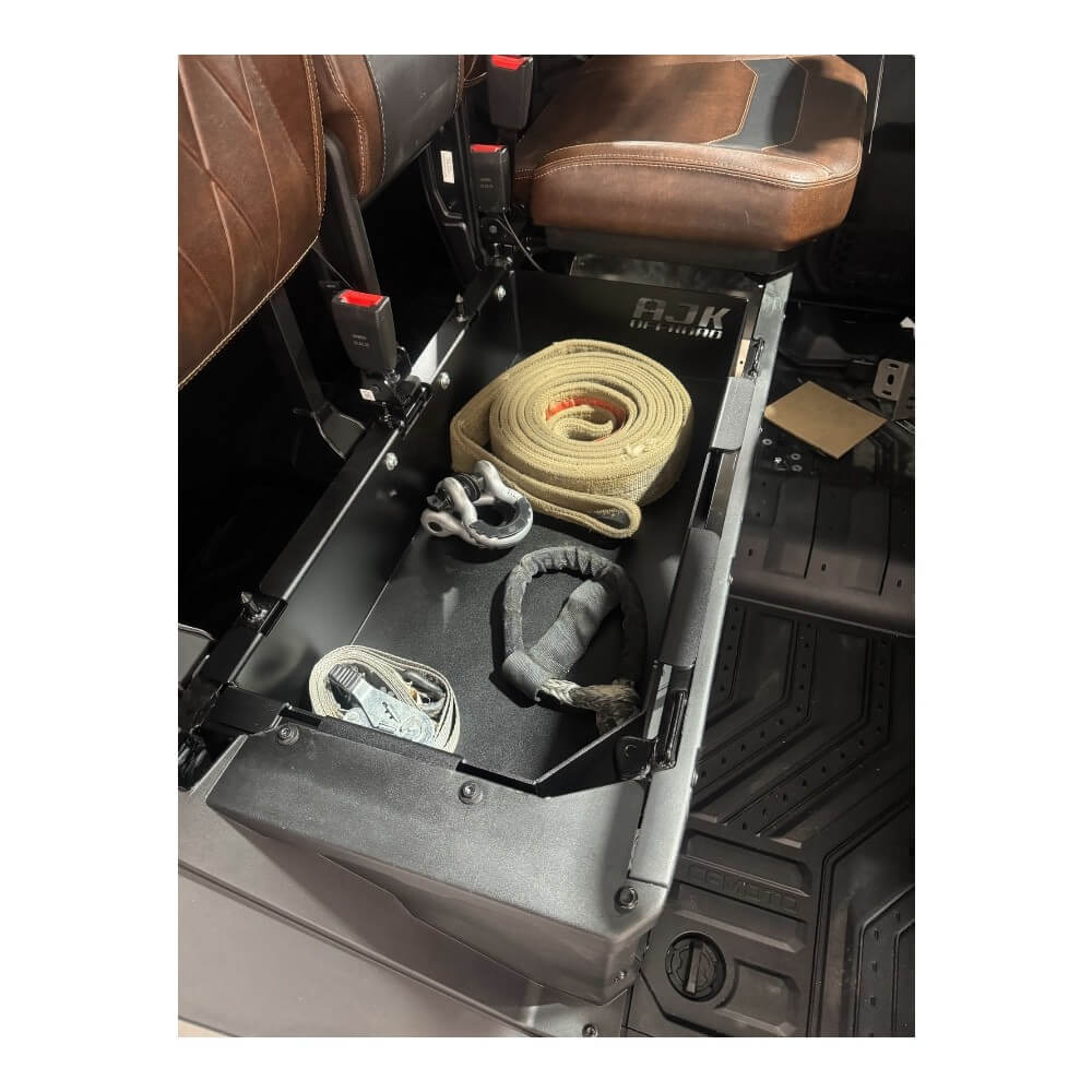 Photo of CF Moto UForce U10 Under Seat Storage Bin by AJK Offroad - Premium for UTVs / Side by Sides