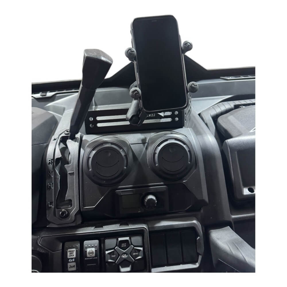 Photo of Can-Am Defender HD10 Dash Mount by AJK Offroad - Premium for UTVs / Side by Sides