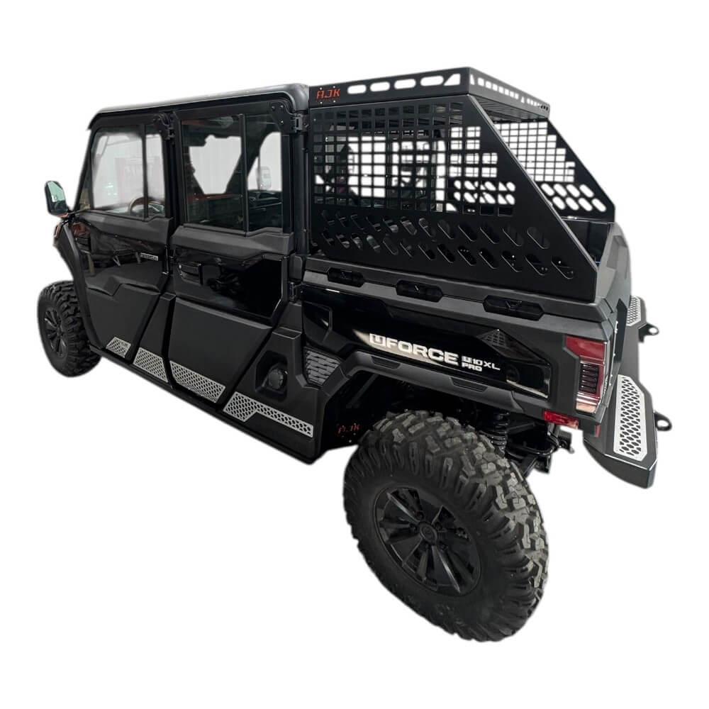 Photo of CF Moto UForce U10 Tall Bed Rack with Enclosure by AJK Offroad - Premium for UTVs / Side by Sides