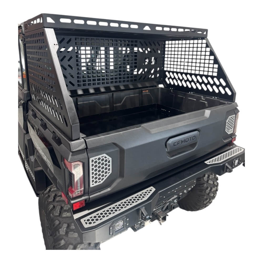 CF Moto UForce U10 Tall Bed Rack with Enclosure - Maximize Storage + Utility