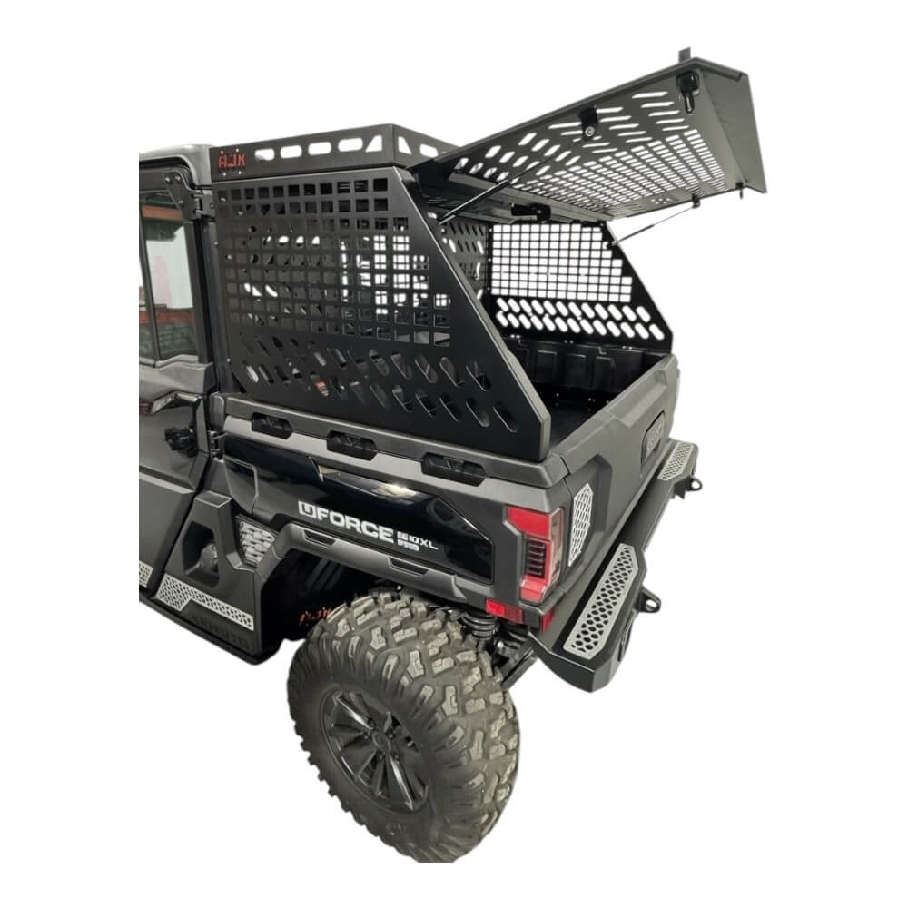 Photo of CF Moto UForce U10 Tall Bed Rack with Enclosure by AJK Offroad - Premium for UTVs / Side by Sides