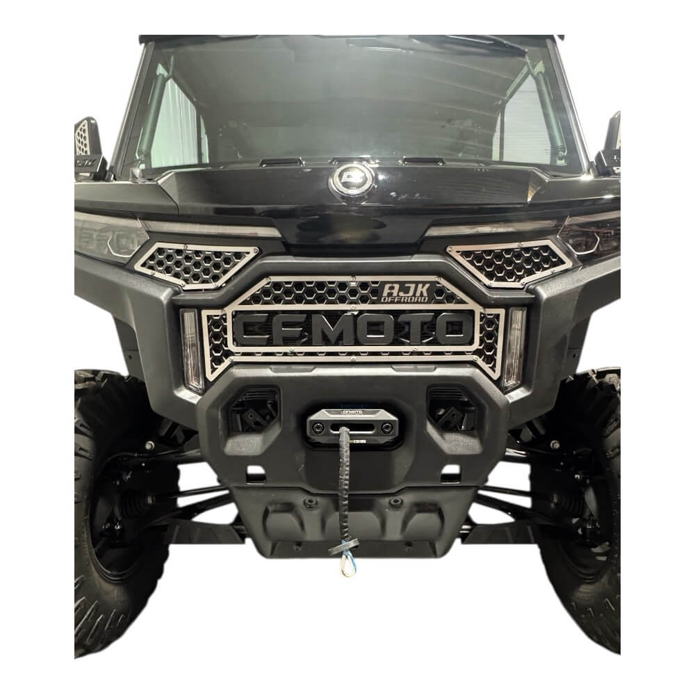 Photo of CF Moto UForce U10 Front Grill by AJK Offroad - Premium for UTVs / Side by Sides
