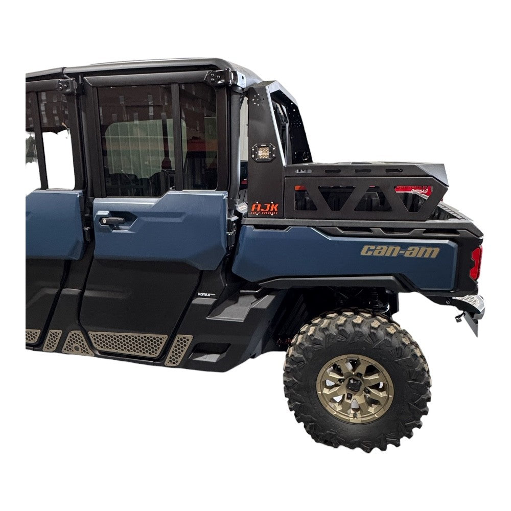 Can-Am Defender Chase Rack / Tire Carrier - Secure Storage + Extra Tire Mount