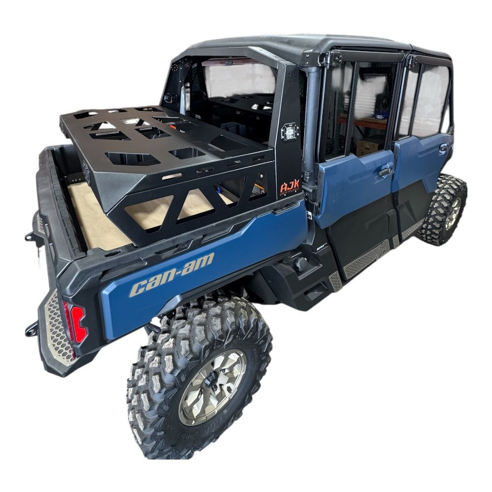 Can-Am Defender Chase Rack / Tire Carrier - Secure Storage + Extra Tire Mount