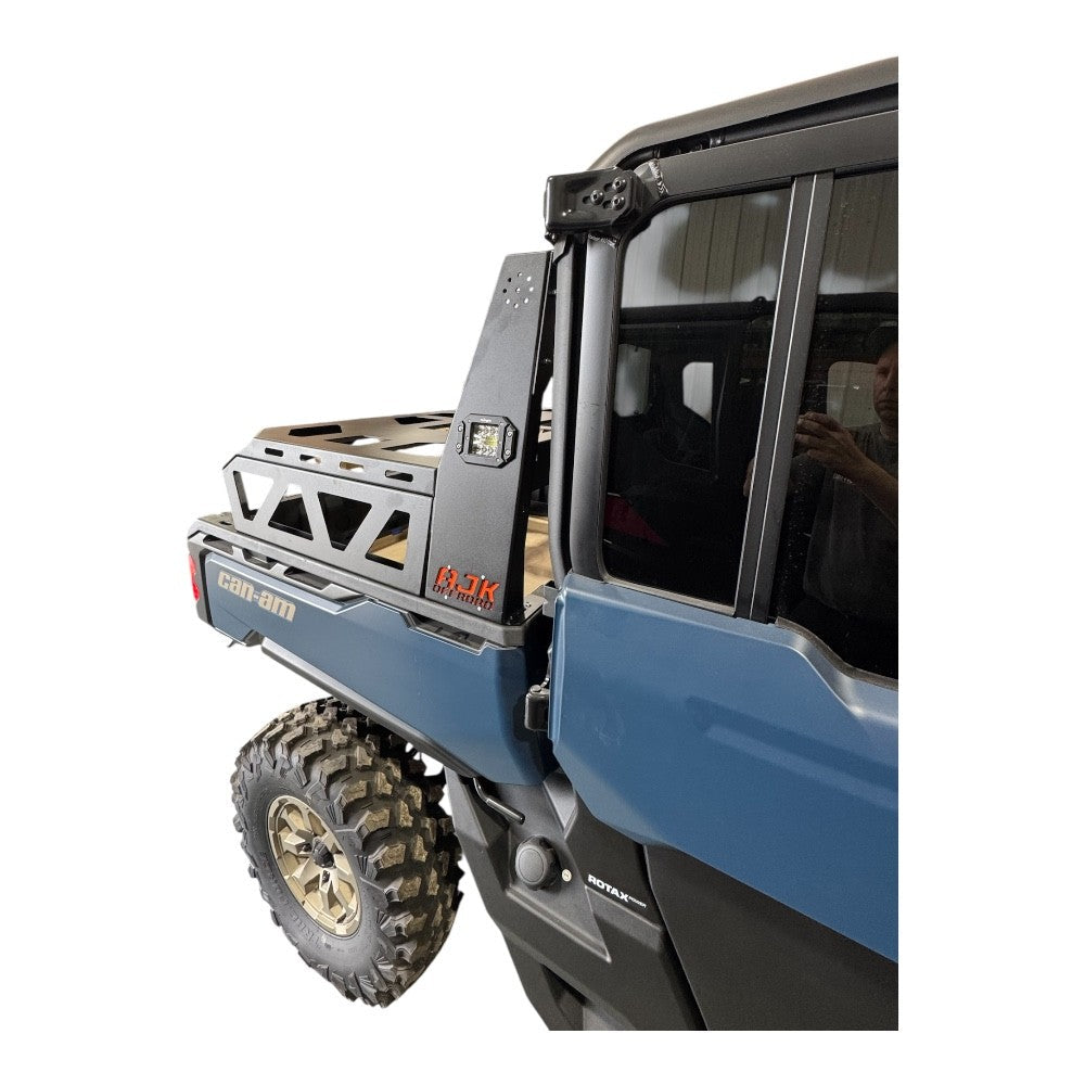 Can-Am Defender Chase Rack / Tire Carrier - Secure Storage + Extra Tire Mount