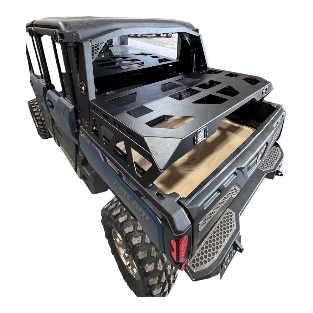 Can-Am Defender Chase Rack / Tire Carrier - Secure Storage + Extra Tire Mount