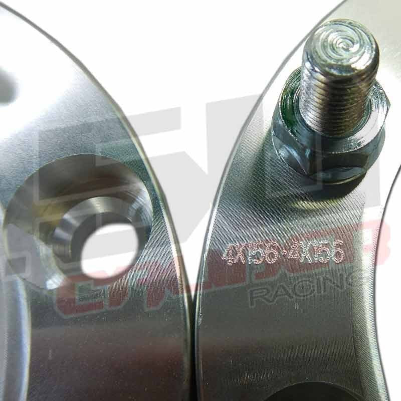 50 Caliber Racing Wheel Spacer 4x156 1 inch - 12x1.5 Studs