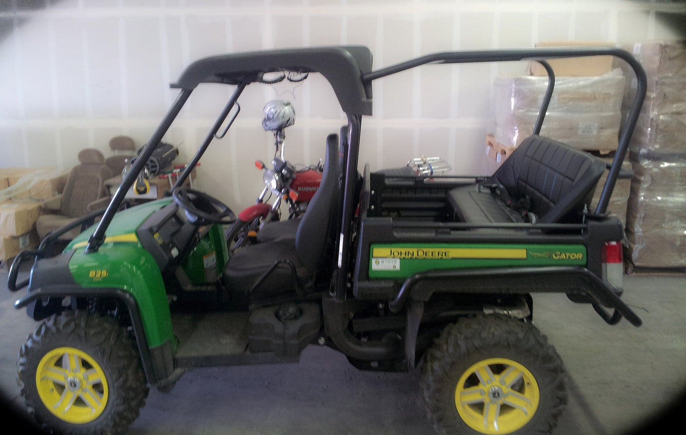 Photo of John Deere Gator 825I Backseat and Roll Cage Kit (2010-2012) by UTV Mountain Accessories - Premium Roll Cages for UTVs / Side by Sides