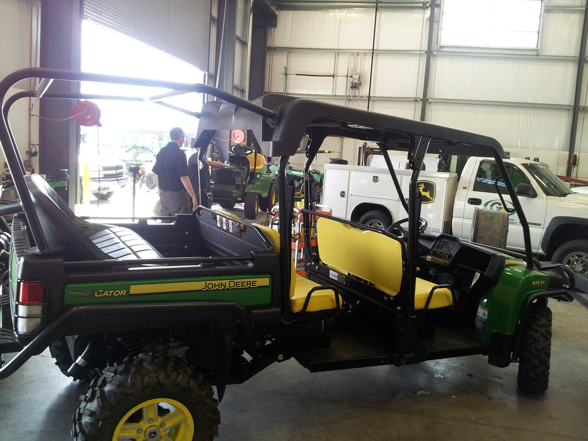 Photo of John Deere Gator 825I Backseat and Roll Cage Kit (2010-2012) by UTV Mountain Accessories - Premium Roll Cages for UTVs / Side by Sides
