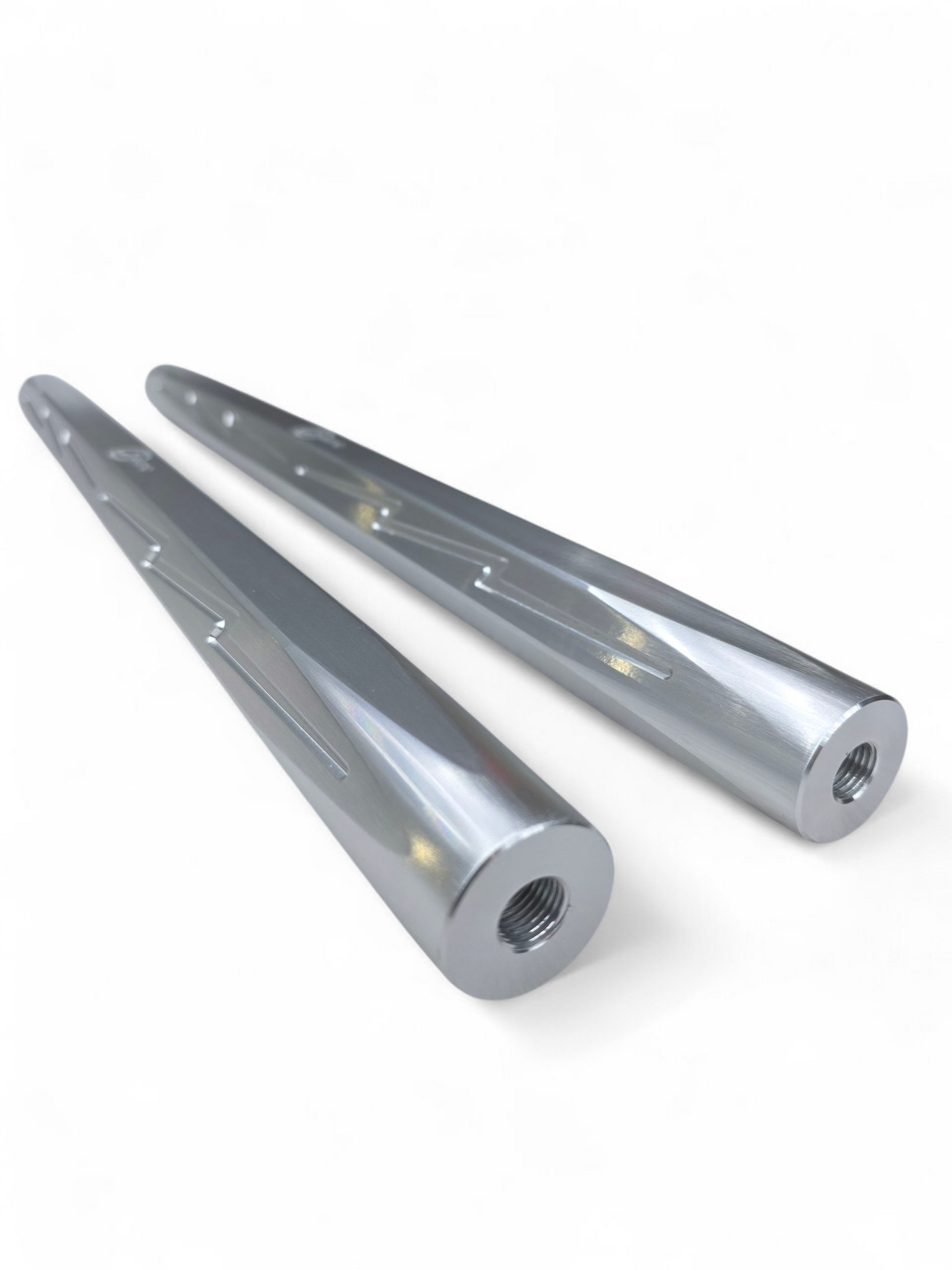 2017+ Can-Am Maverick X3 Billet Tie Rods (Clear Anodized, 72" Models Only)