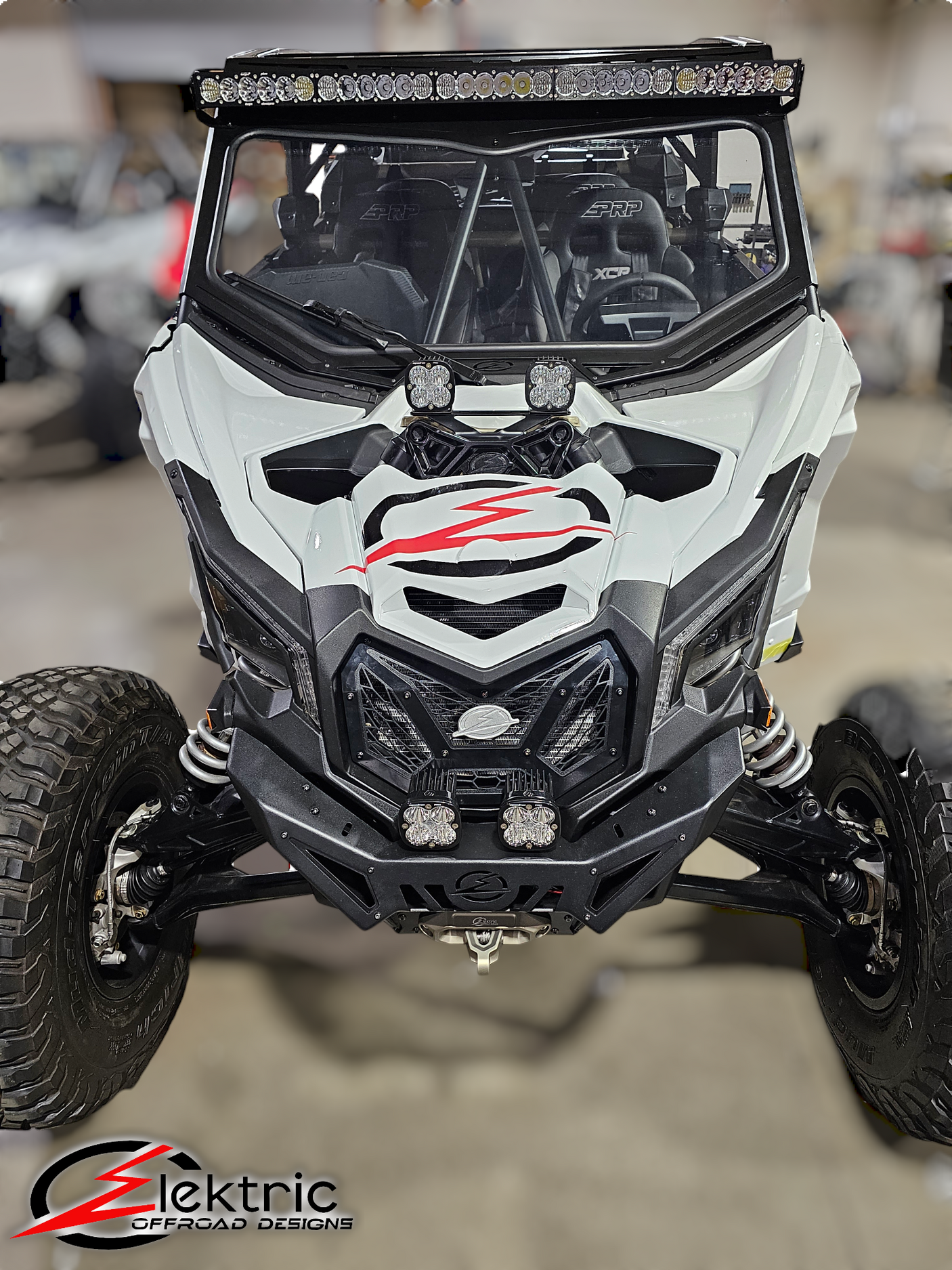 Can-Am Maverick X3 Upper Shock Mount Brace - Strengthens + Light Mount (2017+)