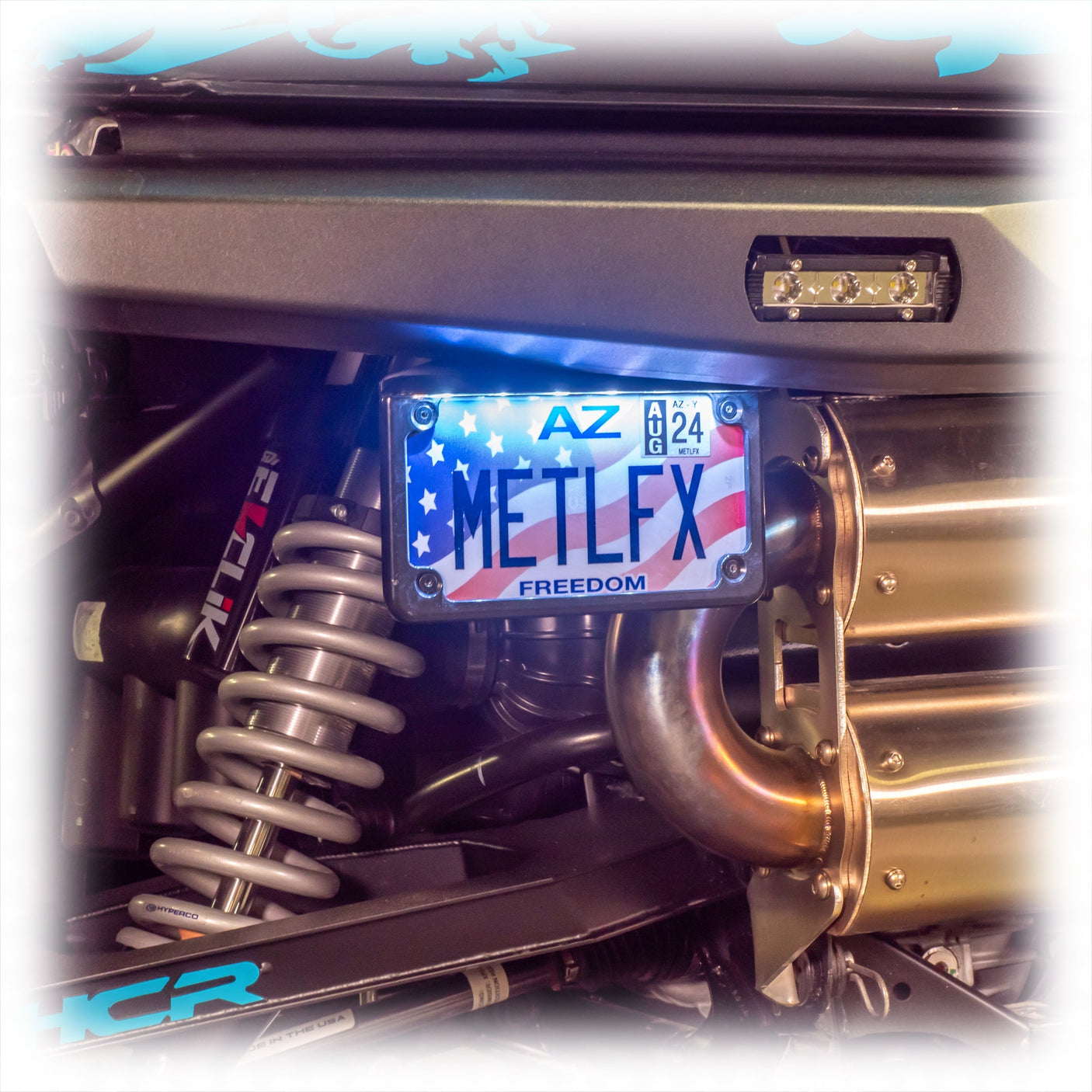 Rear Bumper License Plate Bracket for Polaris 2024+ Xpedition by DRT Motorsports - product image 9