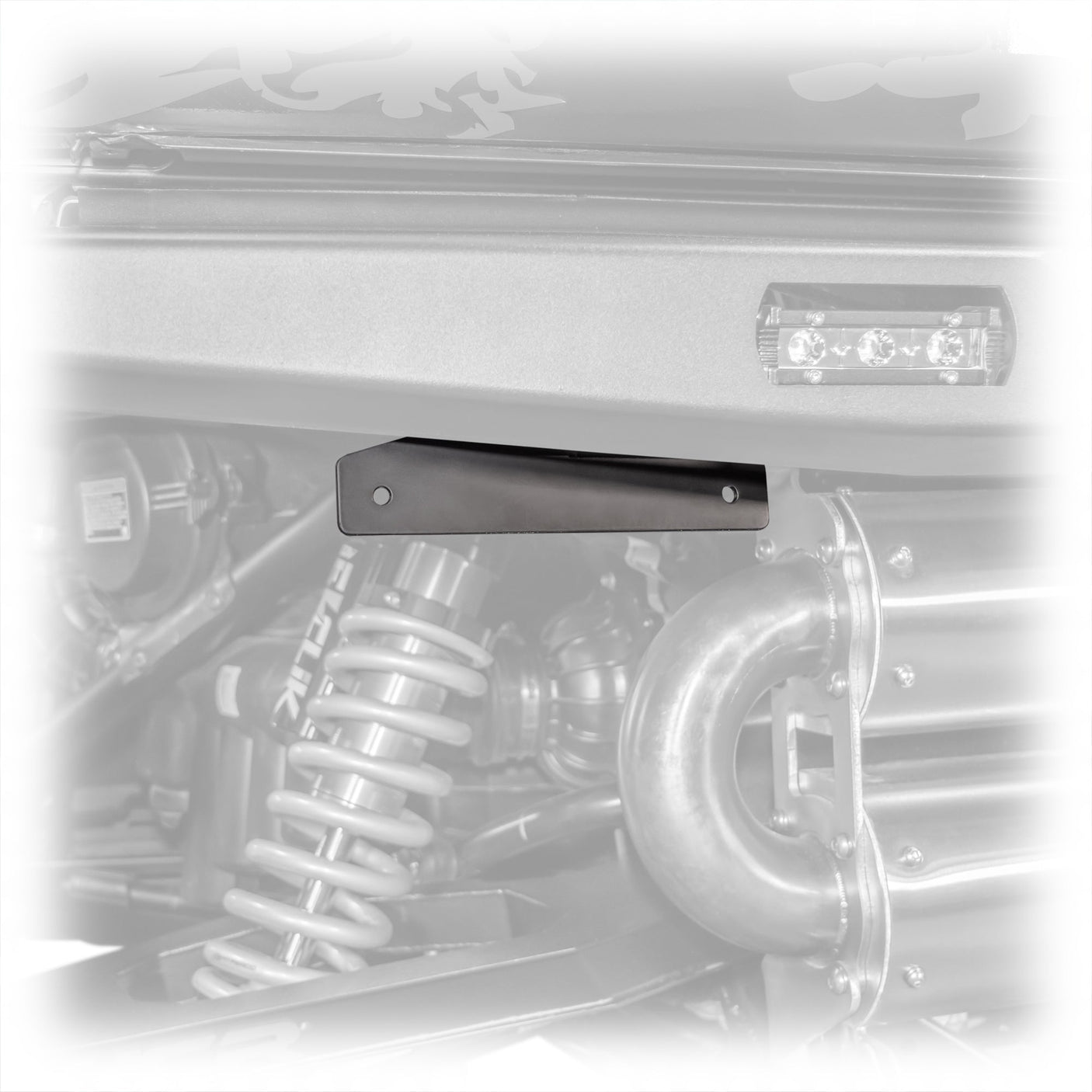 Rear Bumper License Plate Bracket for Polaris 2024+ Xpedition by DRT Motorsports - product image 3