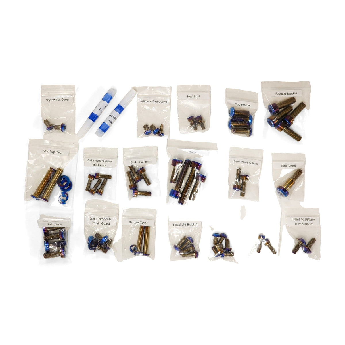 Surron Titanium Chassis Bolt Kit