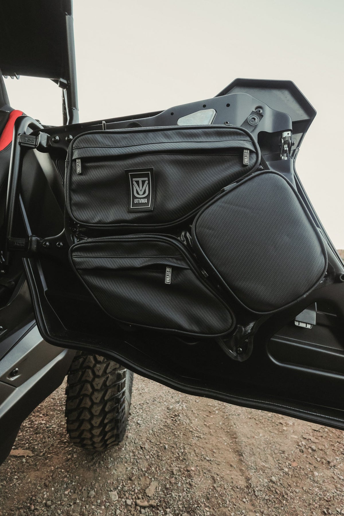 Photo of RZR 1000 Rear Door Bag Set (2024+) by UTV Mountain Accessories - Premium Door Bags & Door Accessories for UTVs / Side by Sides