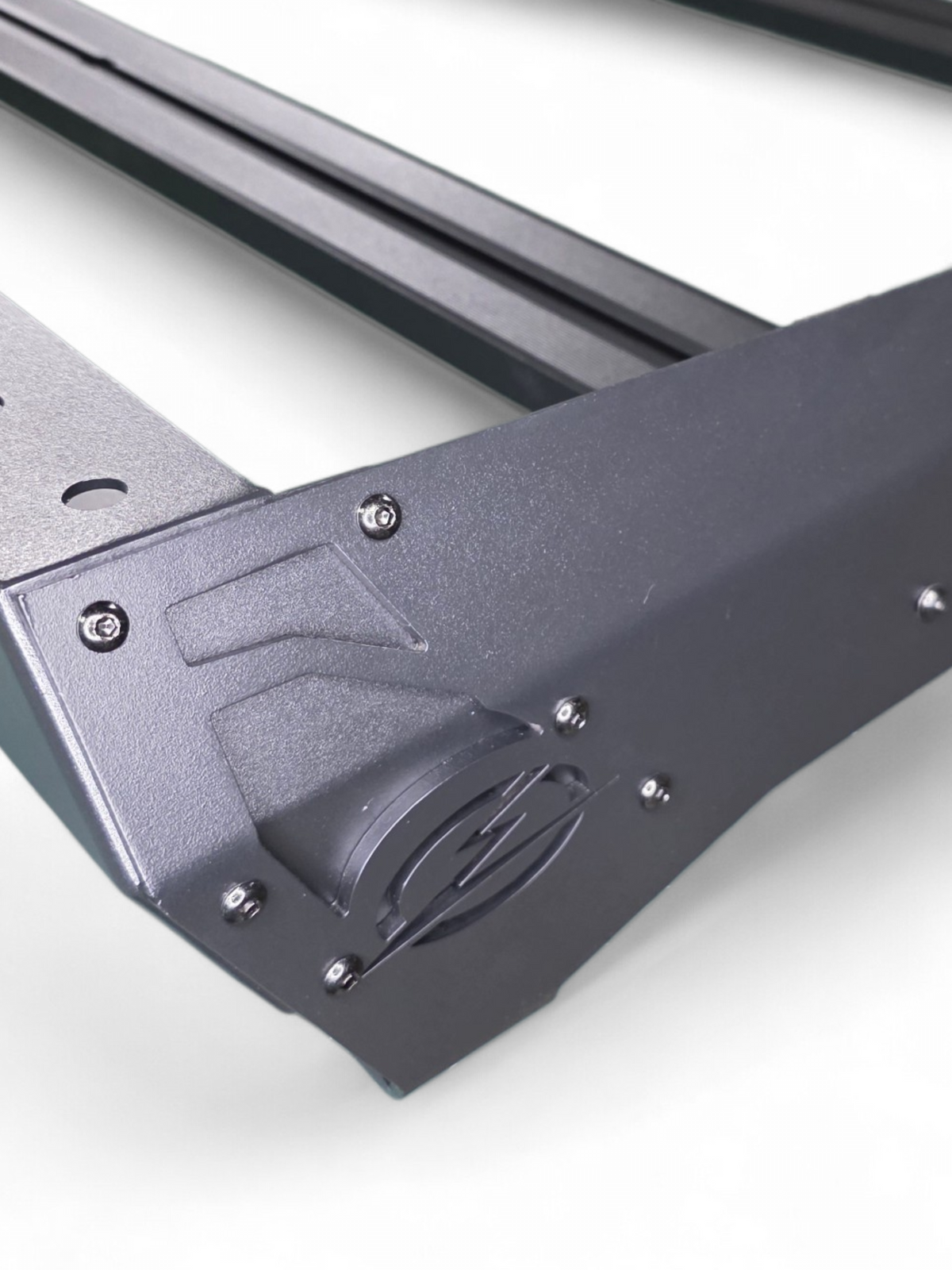 2024+ Polaris Xpedition ADV5 4-Seat Roof Rack roof rack side panel close-up — Elektric Offroad
