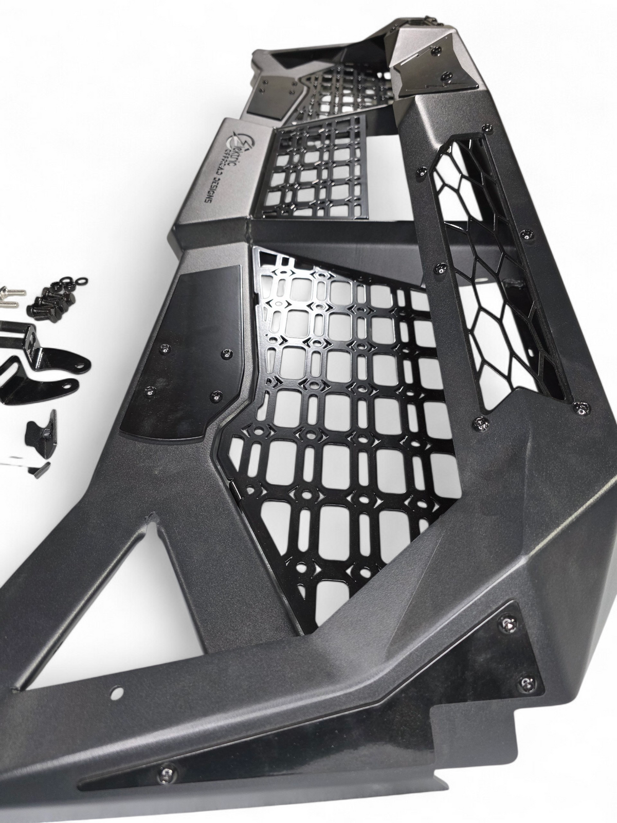2024+ Polaris Xpedition XP Headache Rack headache rack product view with mounts — Elektric Offroad