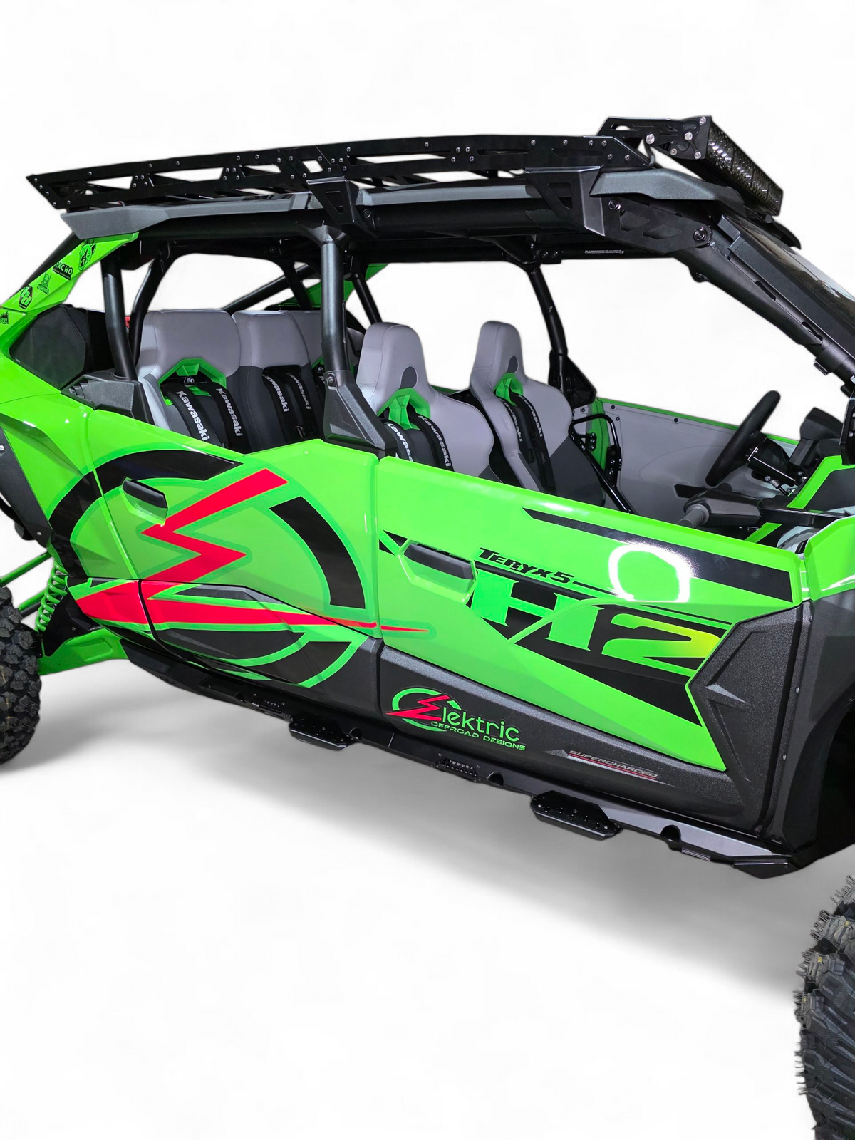 Elektric Offroad 2026+ Kawasaki Teryx H2 Volt Rock Steps