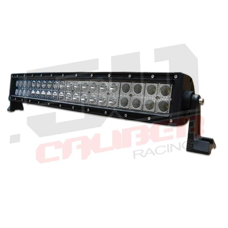 50 Caliber Racing 20" Curved LED Light Bar - 120W Flood/Spot Combo + 9,600 Lumens (Radius)