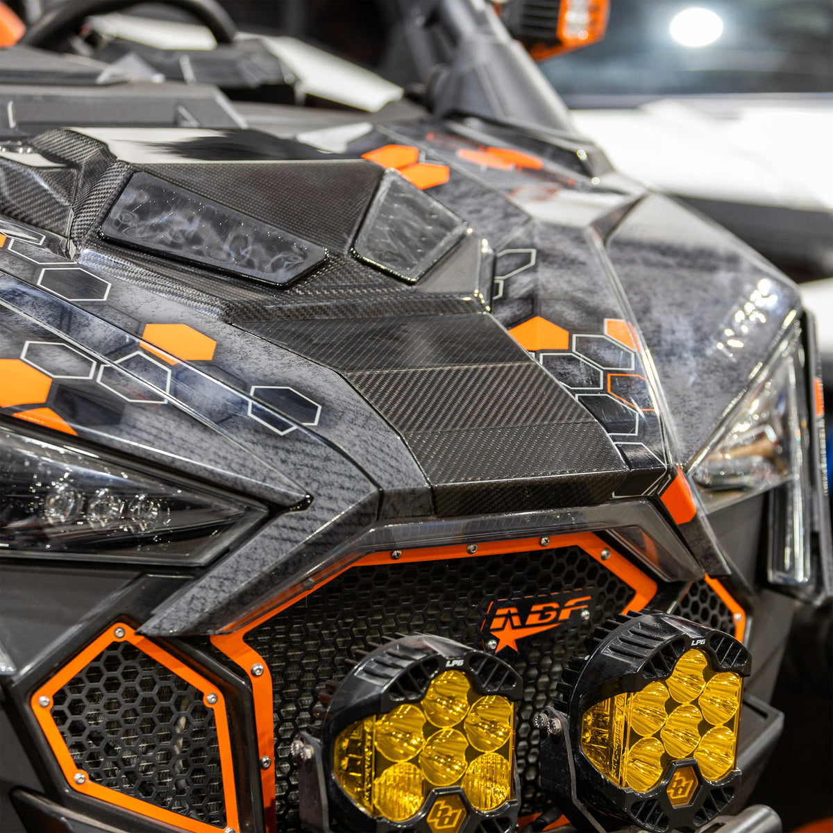 Polaris RZR Pro Series Carbon Fiber Nose Panel – product detail 5