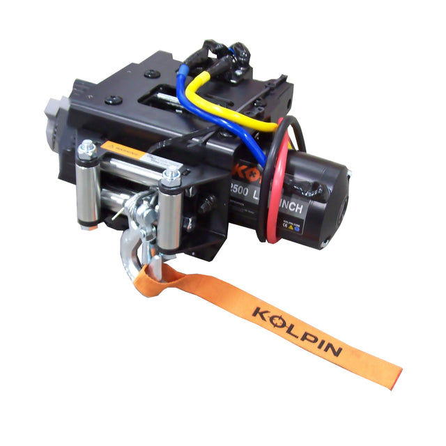 Photo of KOLPIN QUICK MOUNT WINCH 2500 STEEL POL by KOLPIN - Premium Mounts for UTVs / Side by Sides