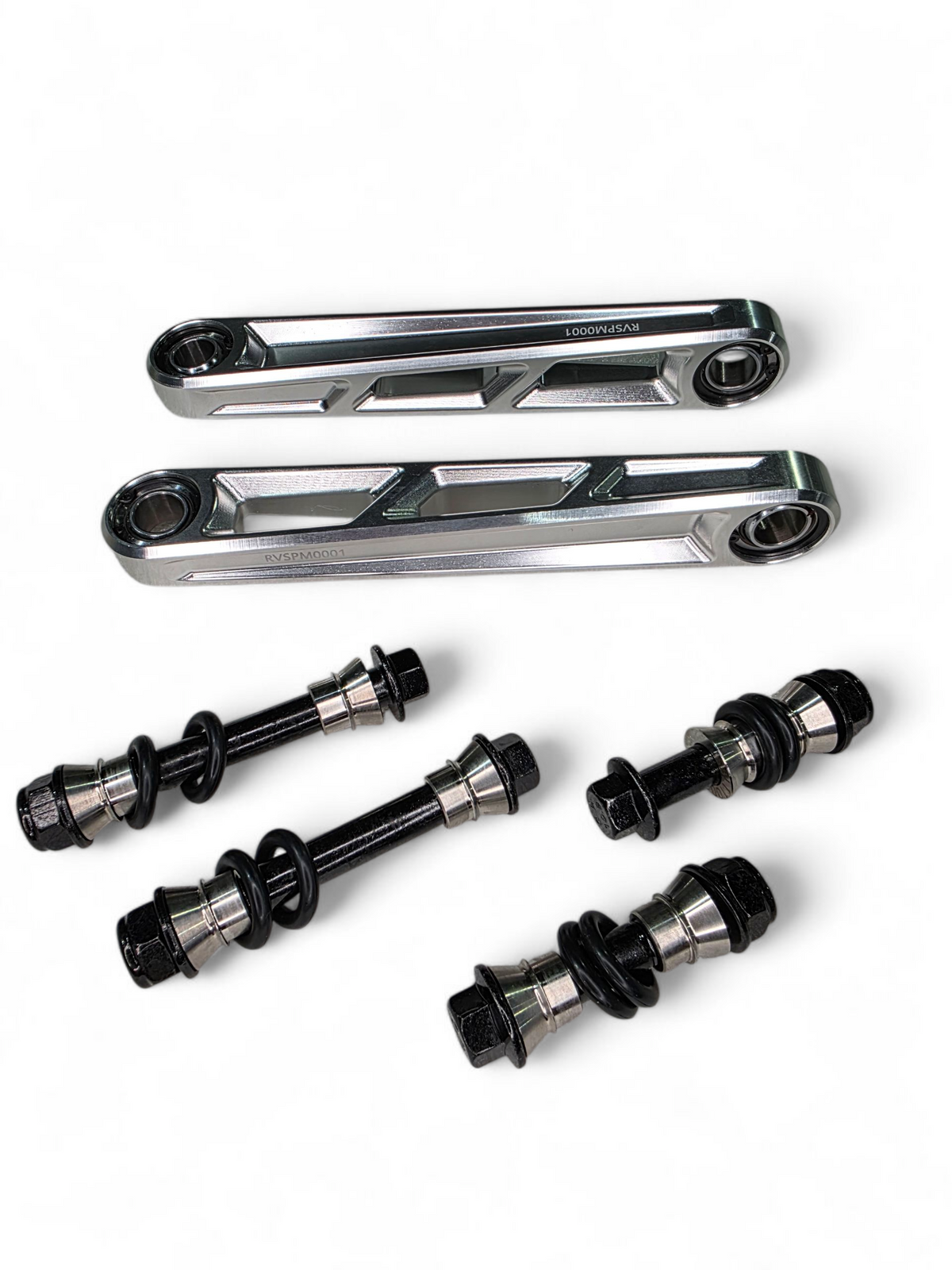 Elektric Offroad 2024+ Can-Am Maverick R Front Sway Bar Links - Clear Anodized