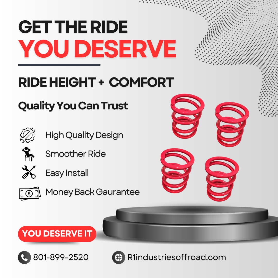 Photo of Polaris RZR 900 S 4-Seat Tender Spring Kit - 2-3" Lift + 80% Better Ride (2015+) by All Thingz UTV - Premium Tender Springs for UTVs / Side by Sides