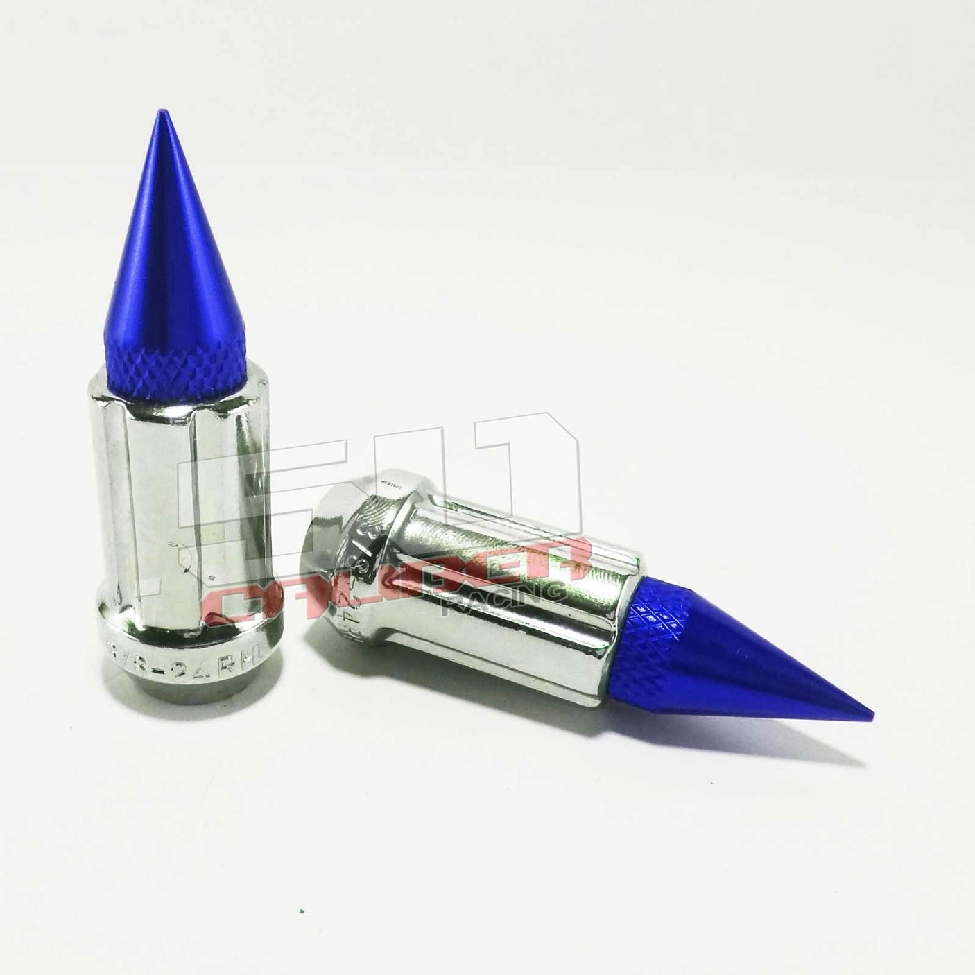 3/8 x 24 Chrome Spiked Lug Nuts - 16 Pack