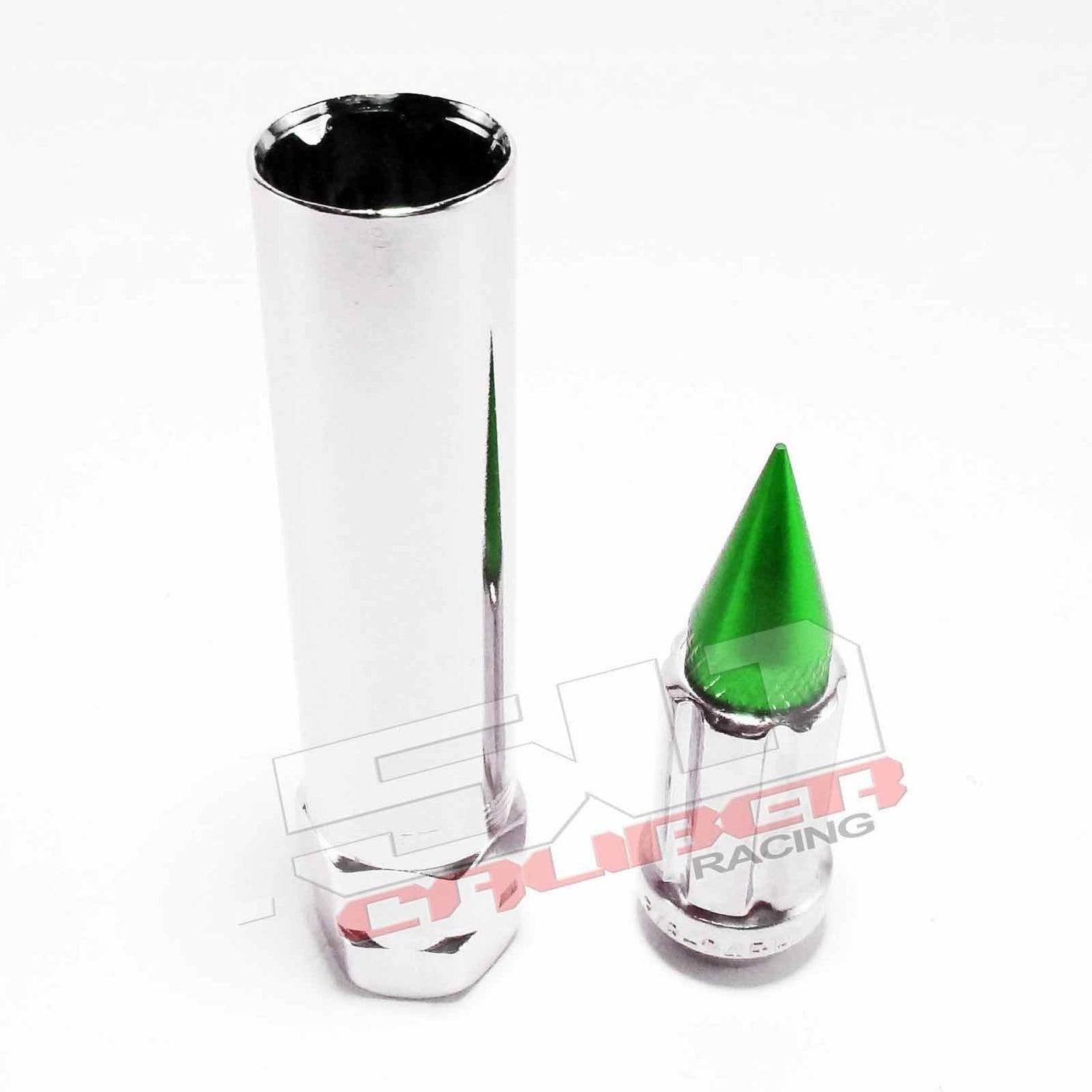 3/8 x 24 Chrome Spiked Lug Nuts - 16 Pack