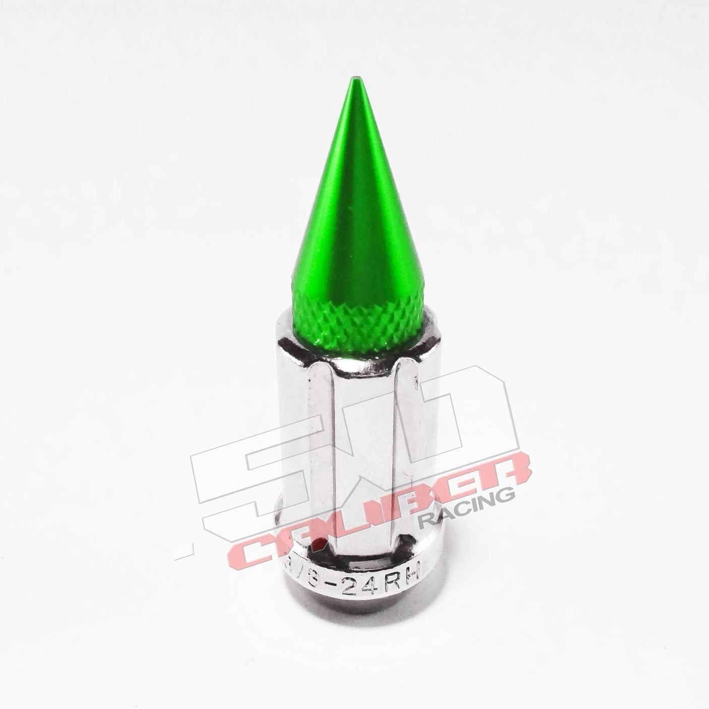 3/8 x 24 Chrome Spiked Lug Nuts - 16 Pack