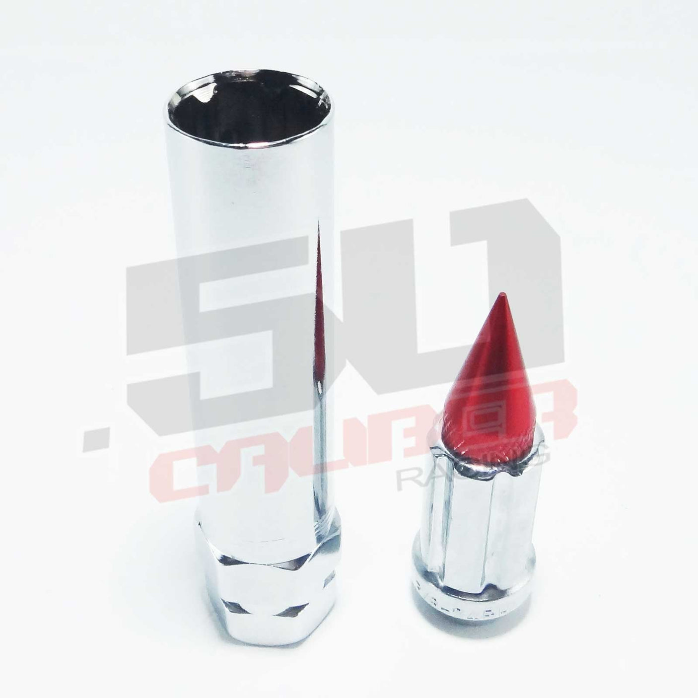 3/8 x 24 Chrome Spiked Lug Nuts - 16 Pack