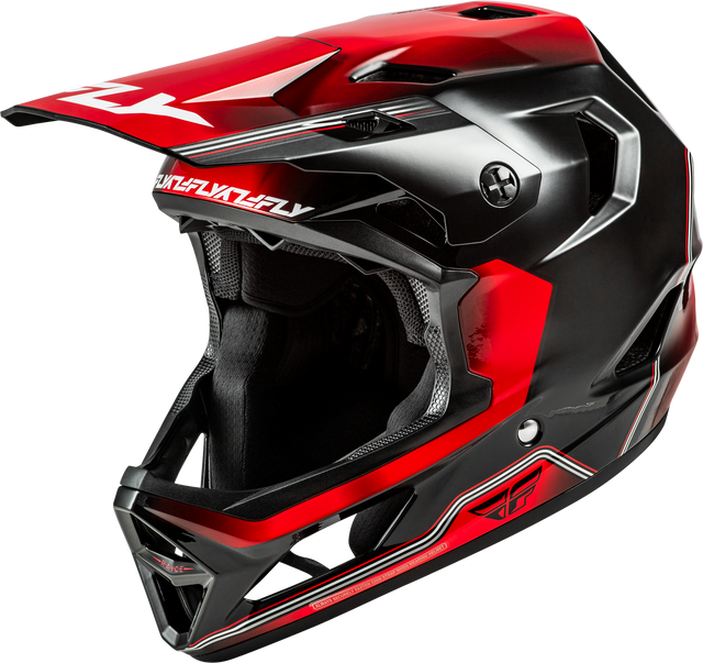 Photo of FLY RACING YTH RAYCE REPEAT BICYCLE HLMT BLACK/RED YL by FLY RACING - Premium Helmets for UTVs / Side by Sides