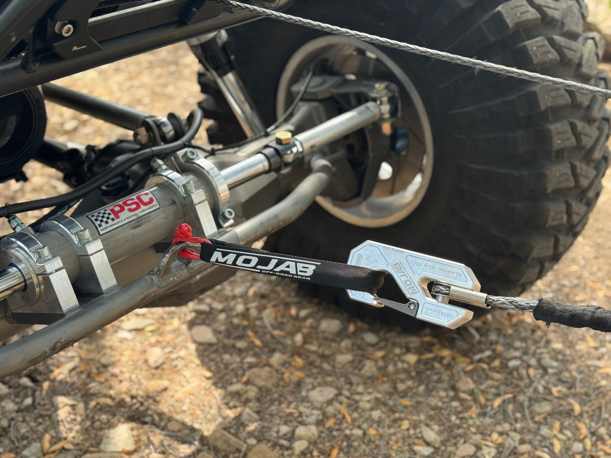 Photo of Micro Soft Shackle 3/16'' x 6'' – Keychain & Recovery (Lifetime Warranty) by MOJAB OFFROAD - Premium for UTVs / Side by Sides